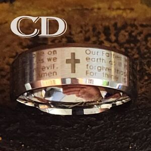 Men's Christian The Lords Prayer Promise Ring